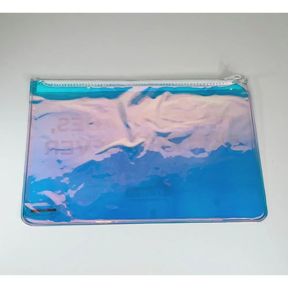 Dr. Brandt Holographic Zip Clutch